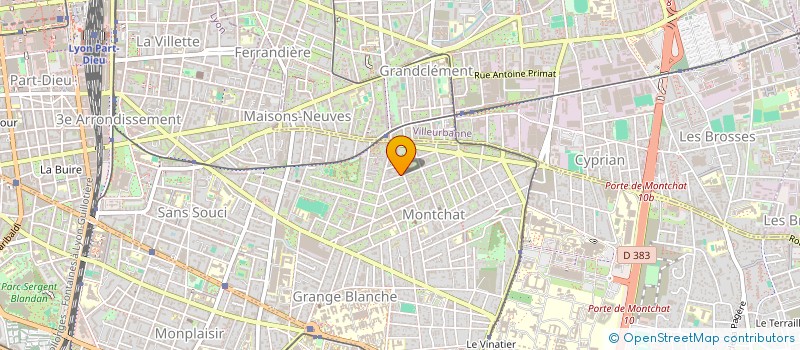 localisation de l'entreprise SCI GOURDAN  LYON