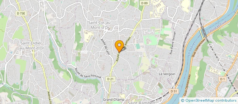 localisation de l'entreprise SCI GOURDOL  SAINT-CYR-AU-MONT-D'OR
