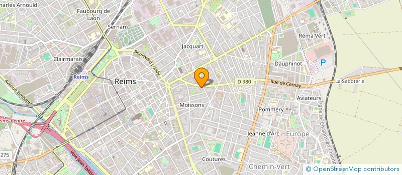 localisation de l'entreprise SCI GOURDON  REIMS