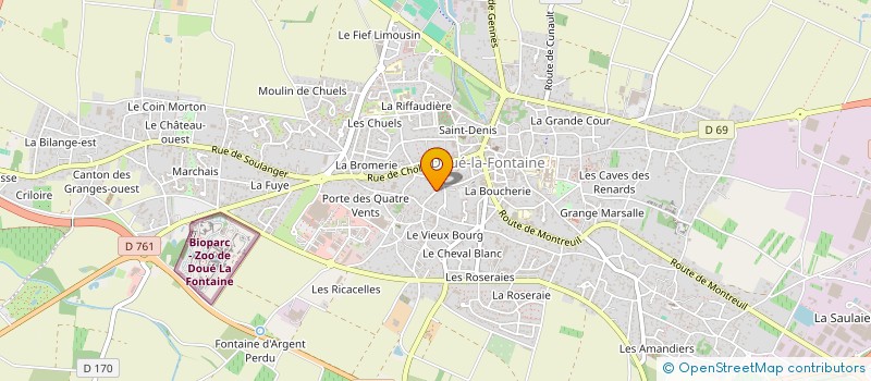 localisation de l'entreprise SCI GOURDON  DOUE-EN-ANJOU