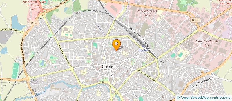 localisation de l'entreprise SCI GOUREAU à CHOLET