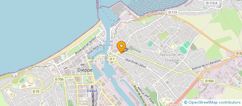 localisation de l'entreprise SCI GOUREVITCH  DIEPPE