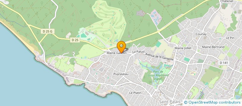 localisation de l'entreprise SCI GOURGEAU LINO  SAINT-PALAIS-SUR-MER