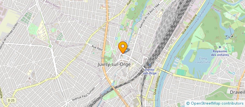 localisation de l'entreprise SCI GOURION MEDICAL  JUVISY-SUR-ORGE