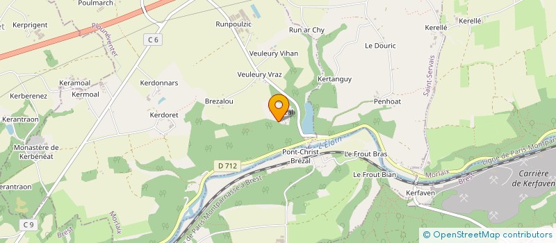 localisation de l'entreprise SCI GOURLAOUEN-MOAL  PLOUNEVENTER