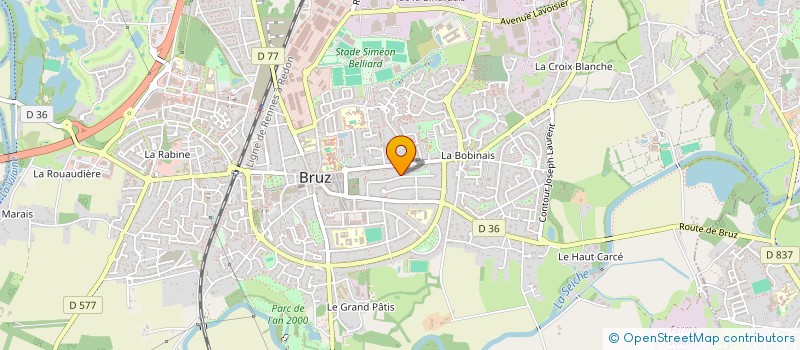 localisation de l'entreprise SCI GOURLEN  BRUZ