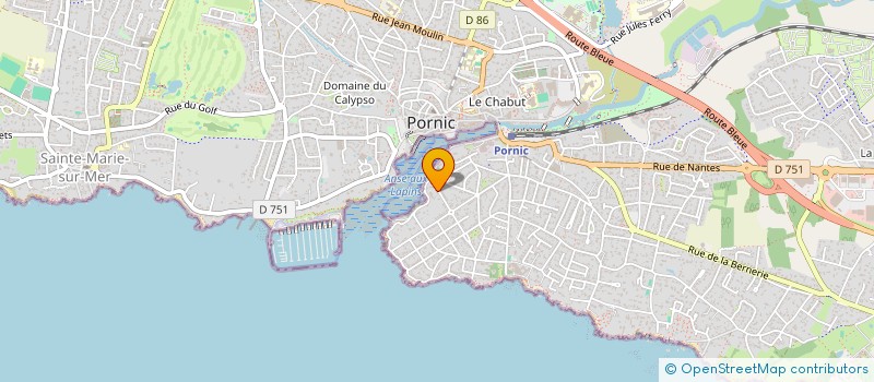 localisation de l'entreprise SCI GOURMALON  PORNIC