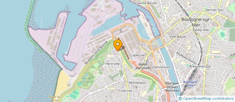 localisation de l'entreprise SCI GOURNAY  BOULOGNE-SUR-MER