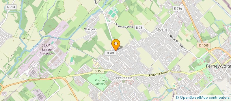 localisation de l'entreprise SCI GOURNAY à PREVESSIN-MOENS