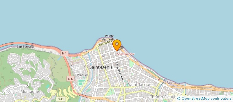 localisation de l'entreprise SCI GOUROUSSAMY  SAINT-DENIS
