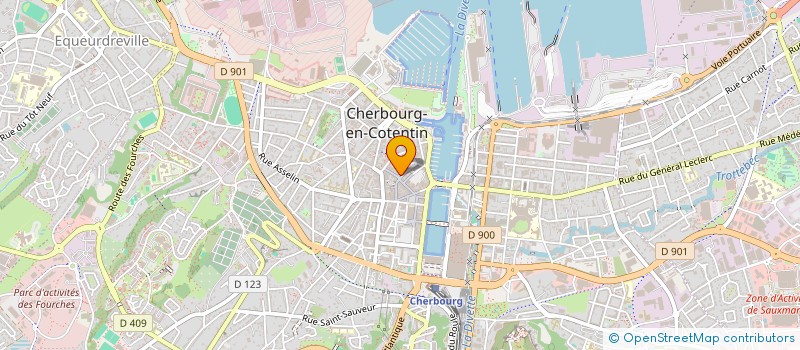 localisation de l'entreprise SCI GOURVES à CHERBOURG-EN-COTENTIN