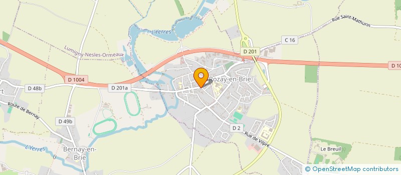 localisation de l'entreprise SCI GOURY  ROZAY-EN-BRIE