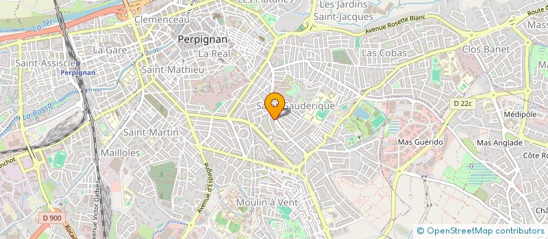 localisation de l'entreprise SCI GOURZAP 2013 à PERPIGNAN