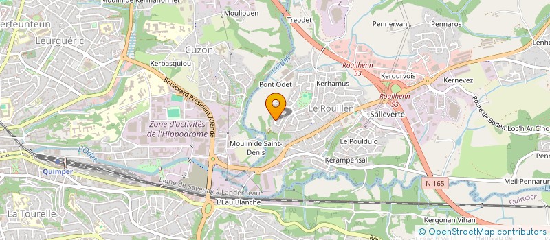 localisation de l'entreprise SCI GOURZOOT  ERGUE-GABERIC