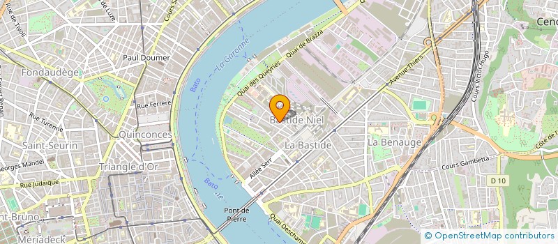 localisation de l'entreprise SCI GOUSSOT  BORDEAUX