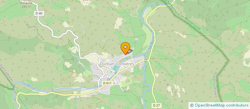 localisation de l'entreprise SCI GOUSY  DURBAN-CORBIERES