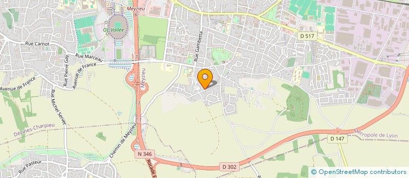 localisation de l'entreprise SCI GOUT NEY  MEYZIEU