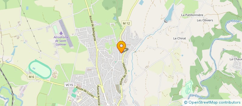 localisation de l'entreprise SCI GOUTAGNY IMMO  SAINT-GALMIER