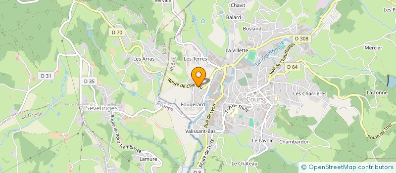 localisation de l'entreprise SCI GOUTALIER  COURS