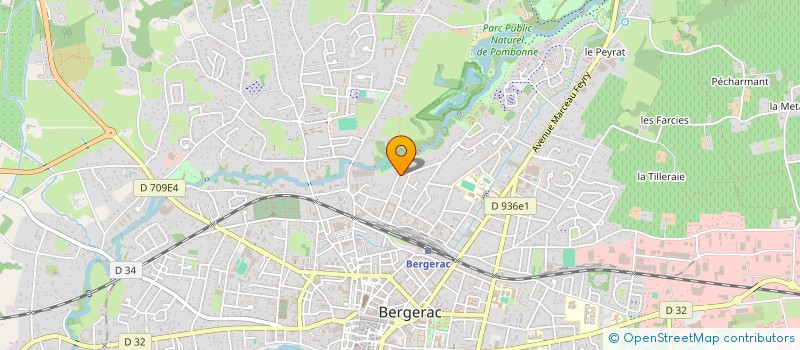 localisation de l'entreprise SCI GOUTIERE à BERGERAC
