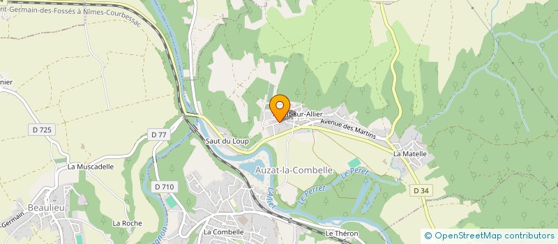 localisation de l'entreprise SCI GOUTRATEL   LOPEZ  AUZAT-LA-COMBELLE