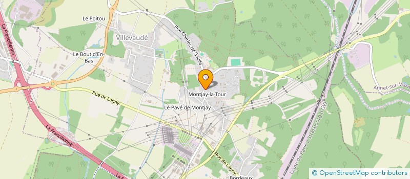 localisation de l'entreprise SCI GOUV'MARIA à VILLEVAUDE