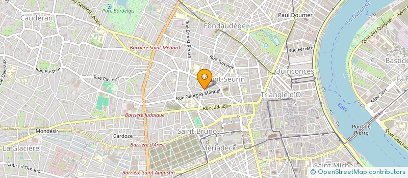 localisation de l'entreprise SCI GOUVERNEUR  BORDEAUX