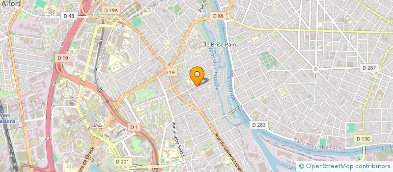 localisation de l'entreprise SCI GOUVERNEUR  CRETEIL