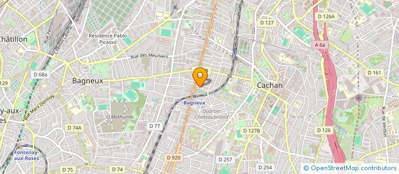 localisation de l'entreprise SCI GOUWEYOU  CACHAN