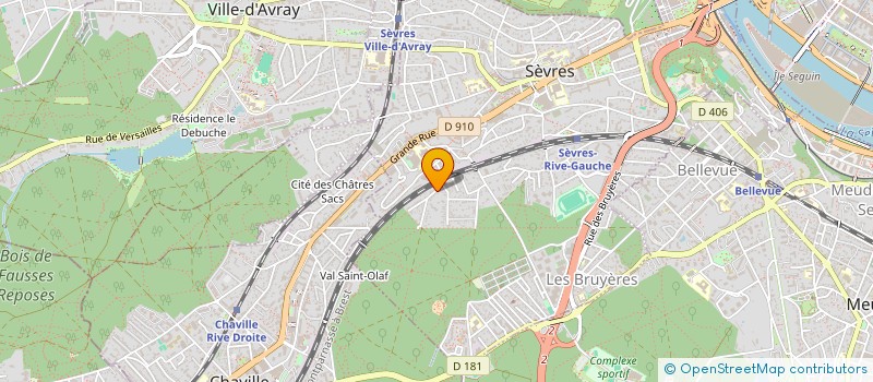 localisation de l'entreprise SCI GOUWY6L  SEVRES