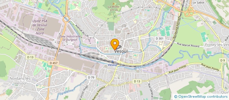 localisation de l'entreprise SCI GOUX-SAVEROT à VESOUL