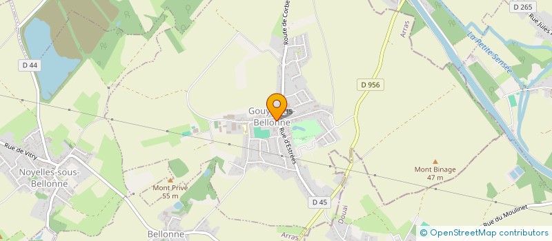 localisation de l'entreprise SCI GOUY  GOUY-SOUS-BELLONNE