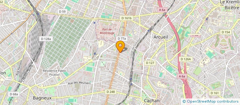 localisation de l'entreprise SCI GOUYON à ARCUEIL
