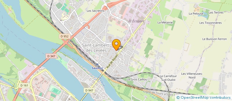 localisation de l'entreprise SCI GOUZ  SAUMUR