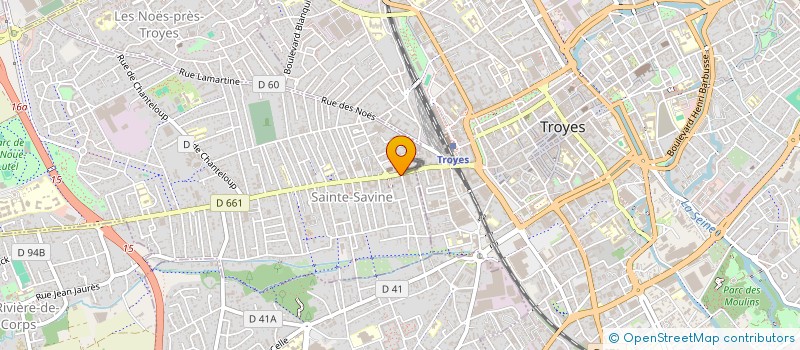 localisation de l'entreprise SCI GOUZIEN  SAINTE SAVINE