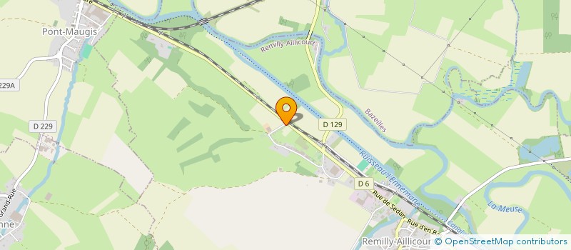 localisation de l'entreprise SCI GOUZINOISE  REMILLY-AILLICOURT