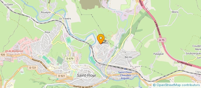 localisation de l'entreprise SCI GOVATHIS à SAINT-FLOUR