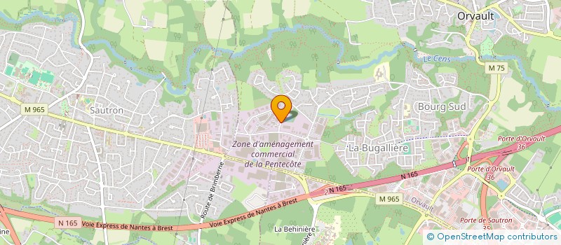 localisation de l'entreprise SCI GOVEHAN à ORVAULT