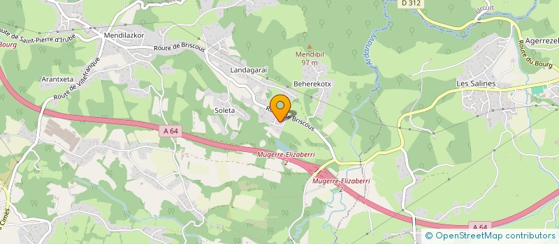 localisation de l'entreprise SCI GOXOKY  MOUGUERRE