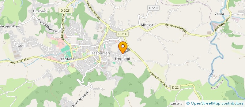 localisation de l'entreprise SCI GOXOTEA à HASPARREN