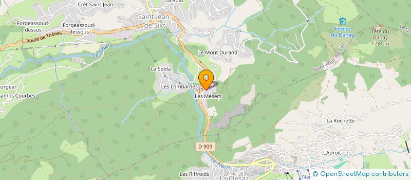 localisation de l'entreprise SCI GOY M C  SAINT-JEAN-DE-SIXT