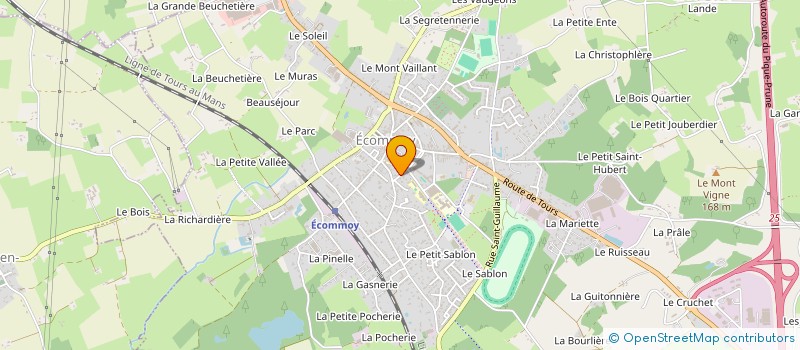 localisation de l'entreprise SCI GOYA  ECOMMOY