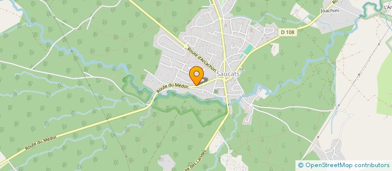 localisation de l'entreprise SCI GOYAT IMMOBILIER  SAUCATS