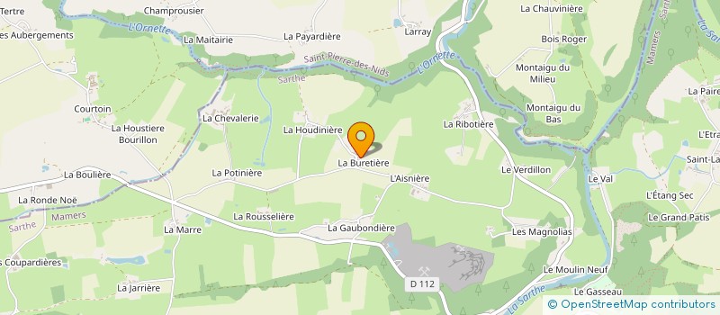 localisation de l'entreprise SCI GOYET  MONTREUIL LE CHETIF