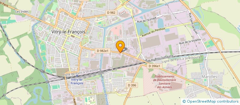 localisation de l'entreprise SCI GOYHENECHE à VITRY-LE-FRANCOIS