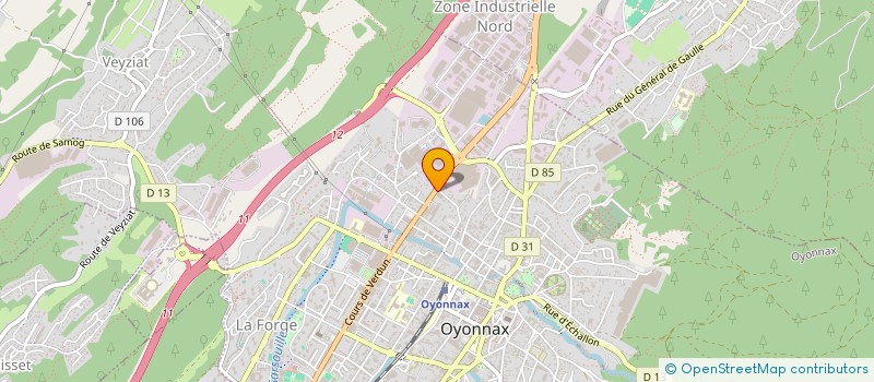 localisation de l'entreprise SCI GOZTAS à OYONNAX