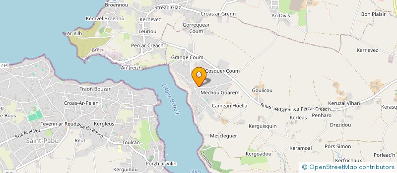 localisation de l'entreprise SCI GP  LANNILIS