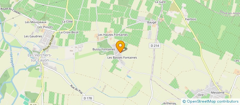 localisation de l'entreprise SCI GP BOX  DOUE-EN-ANJOU