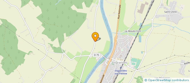 localisation de l'entreprise SCI GP DU CERISIER  ANTRAN