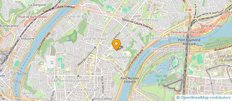 localisation de l'entreprise SCI GP DU VERNAY  CALUIRE-ET-CUIRE